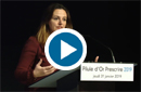 Intervention de Marine Martin lors de la Conférence-débat de la Pilule d'Or Prescrire 2019